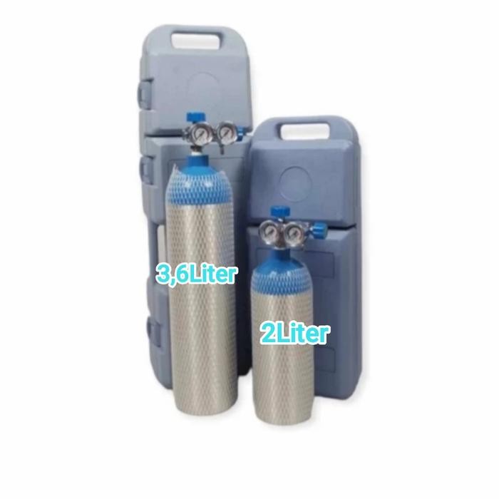 Ready Tabung Oksigen Portable 0,5m3 - Portable Oxygen 3,6 Liter