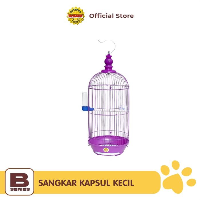 ASLI OCTAGON Kandang Burung Kecil Dia. 23 x 63cm Kandang Pleci Sangkar Kapsul B-345 READY STOCK