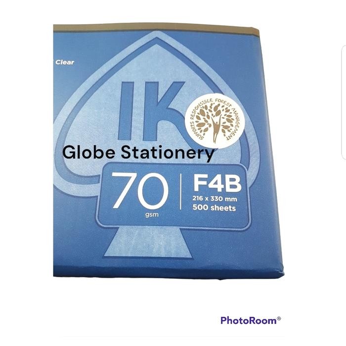 ksl9- Kertas Hvs Folio, F4 (216X330Mm) 70G Ik Copy Paper Isi 500Lmbar.