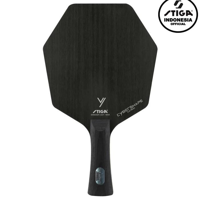 STIGA Cybershape Carbon Kayu Blade Pingpong Standar ITTF JTTAA