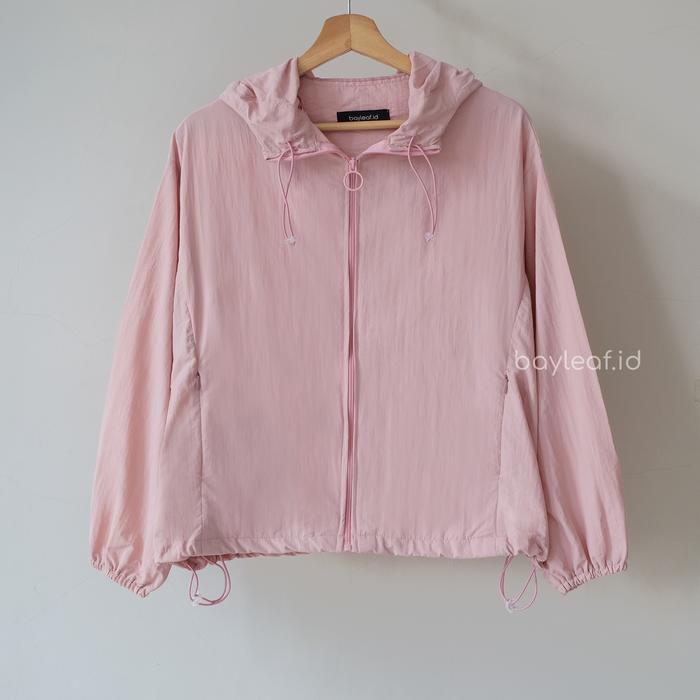 CUCI GUDANG Bayleaf.id Owen Jacket Basic Polos / Jaket Parasut Olahraga Wanita