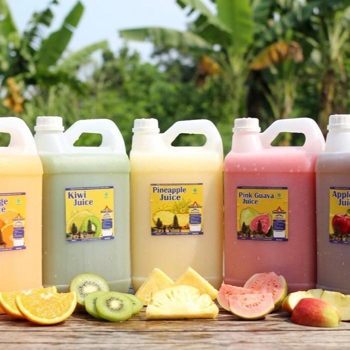 Premium Jus Buah Segar All Varian 5 Liter Apel,Jambu,Mangga,Jeruk Dll Terpercaya