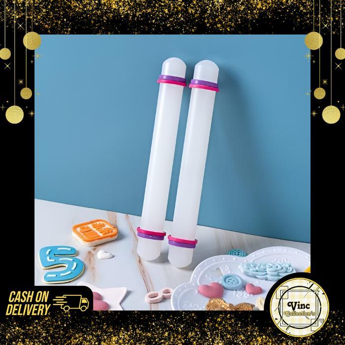 Rolling Pin Plastik / Rolling Pin / Rolling Pin Fondant Gilingan / Gilingan Kue / Rolling Pin