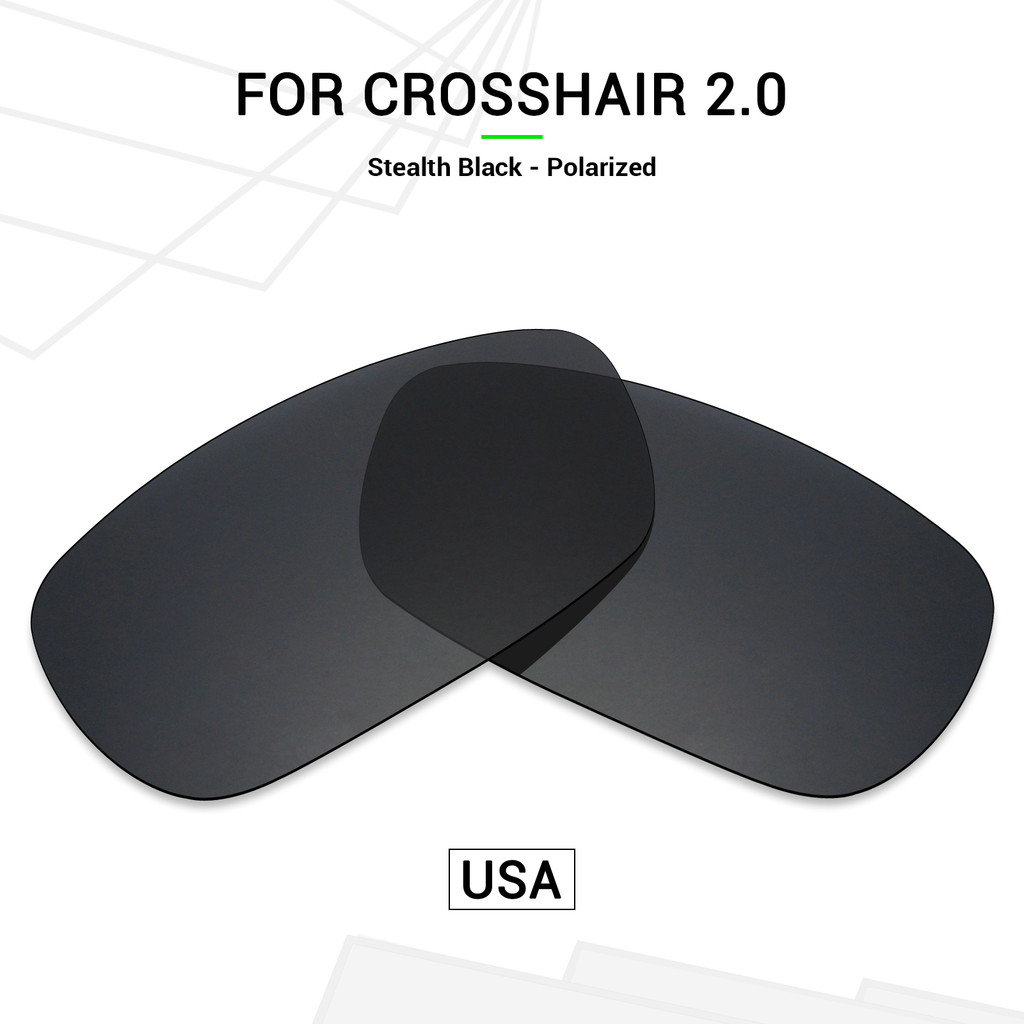 SNARK POLARIZED Replacement Lenses for Oakley Crosshair 2.0 OO4044 -64mm Sunglasses - Multiple