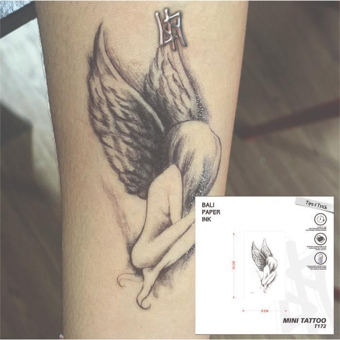Tato Angl Mini T172 Stiker Tato By Bali Paper Ink Temporary Tatto