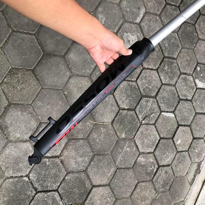 Fork Rigid Mosso M6 Hitam Merah Alloy 26 27.5 29 700C Disc Mtb Gravel