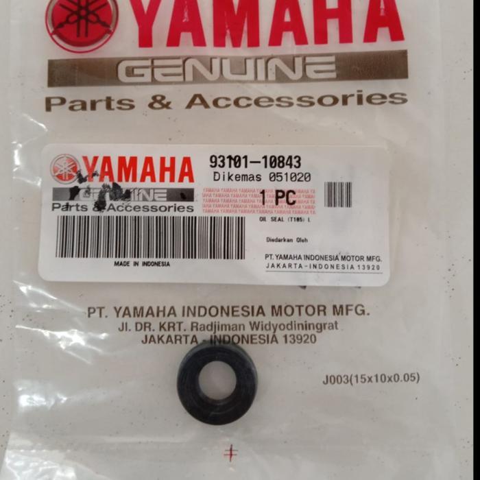 OIL SEAL SIL BAK KOPLING VEGA, CRYPTON, VIXION, BYSON 93101-10843 OK.