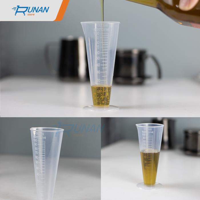 Gelas Ukur 100Ml - Gelas Takar Jigger Plastik 100 Ml - Measuring Cup