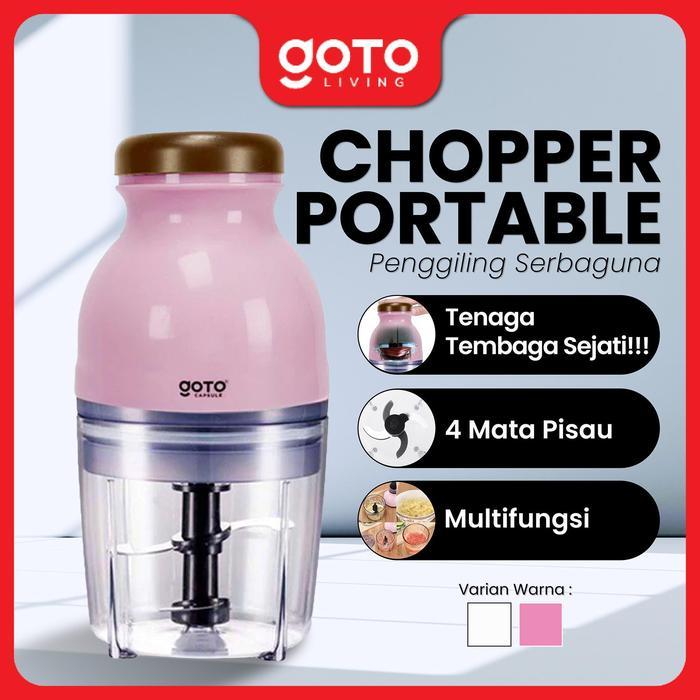 Mitochiba Kitchen - Capsule Blender Food Chopper Kapsul Penggiling Daging Bumbu B Capsule Blender