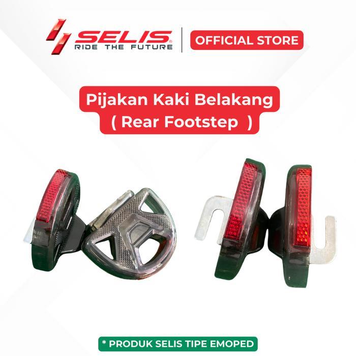 DISKON SELIS - Pijakan Kaki Belakang Plastik Sepeda Motor Listrik Universal ( Rear Footstep )