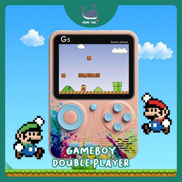 Mainan Anak Gameboy Double - 500 Games - Berkualitas / Retro Gamebox Terbaru