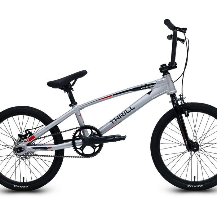 Sepeda BMX Race 20" Thrill Fiery MD PRO XL discbrake - silver