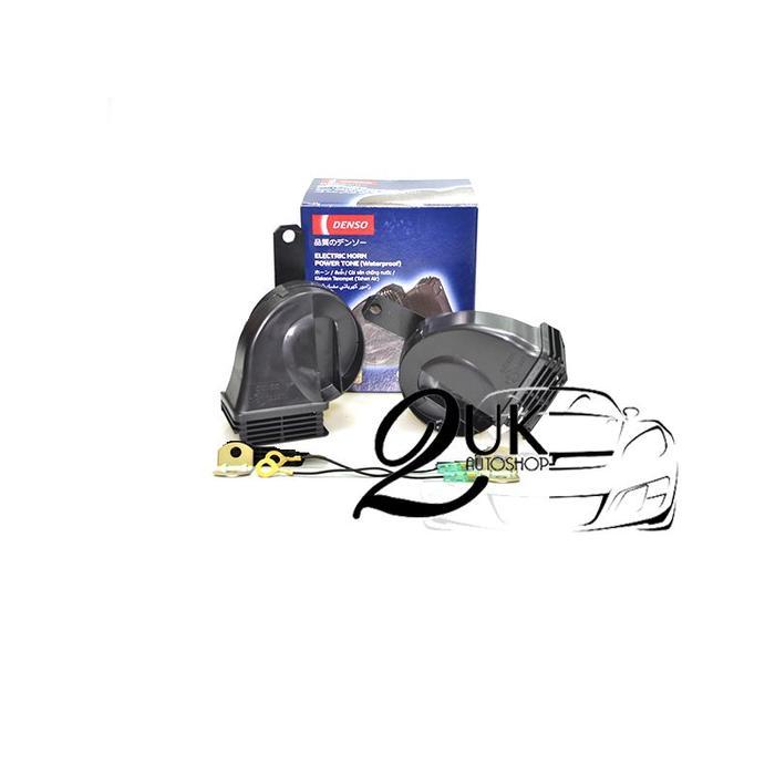 Official Klakson Denso Mobil Motor Keong Trumpet Waterproof Dengan Accesories Original
