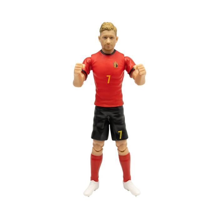 TOP GEAR Banbo Action Figure Sockers Kevin De Bruyne Belgia 20 cm - Merah/Hitam Figur Miniatur