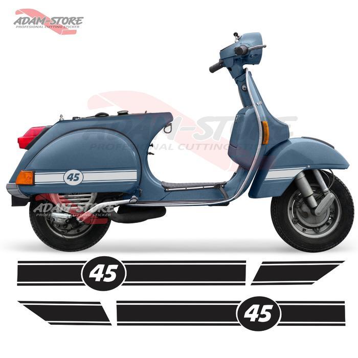Vpx2 Stiker Motor Vespa Px / Sticker Tepong Vespa Px / Striping List Vespa Px / Stiker Vespa Px