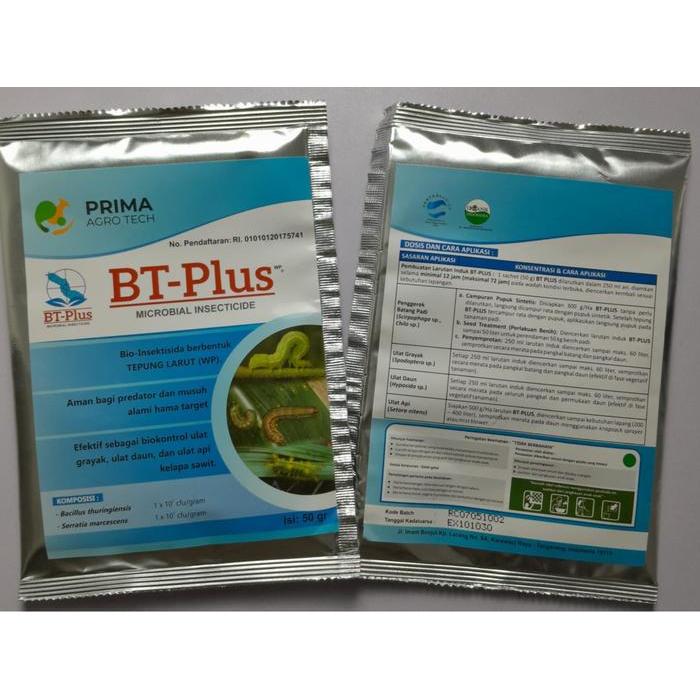 BT Plus - Bio Insektisida - Insektisida Organik - 50 gram