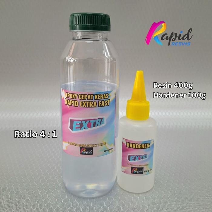 Resin Epoxy Extra Cepat Keras Fast Curing Carbon Fiber Kevlar Composites Serat Karbon