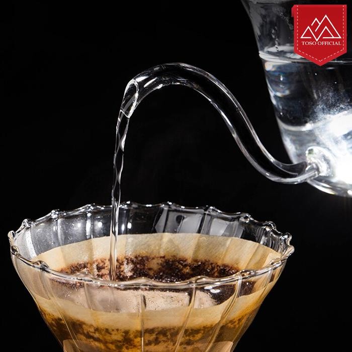 

PAKET CLOUD COFFEE SERVER 360ML + V60 GLASS COFFEE DRIPPER CONE TS101