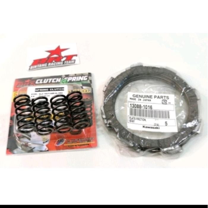 Paketan Kampas Kopling Kx85 Original Kawasaki Japan + Per Kopling Brt Crf 150