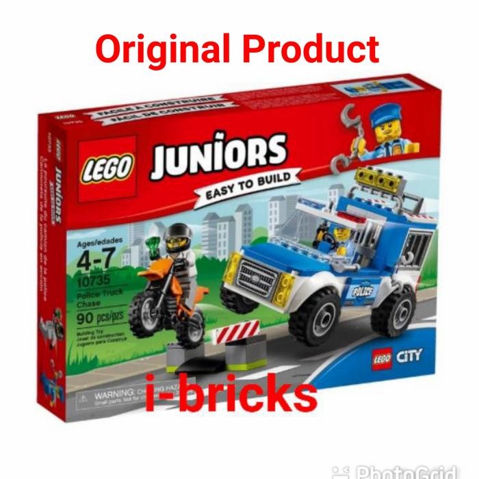 lego juniors 10735 police truck chase