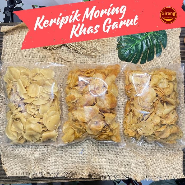 

KERIPIK MORING GARUT PEDAS DAUN JERUK PEDAS ASIN GURIH ORIGINAL 1KG GIRANG SNACK