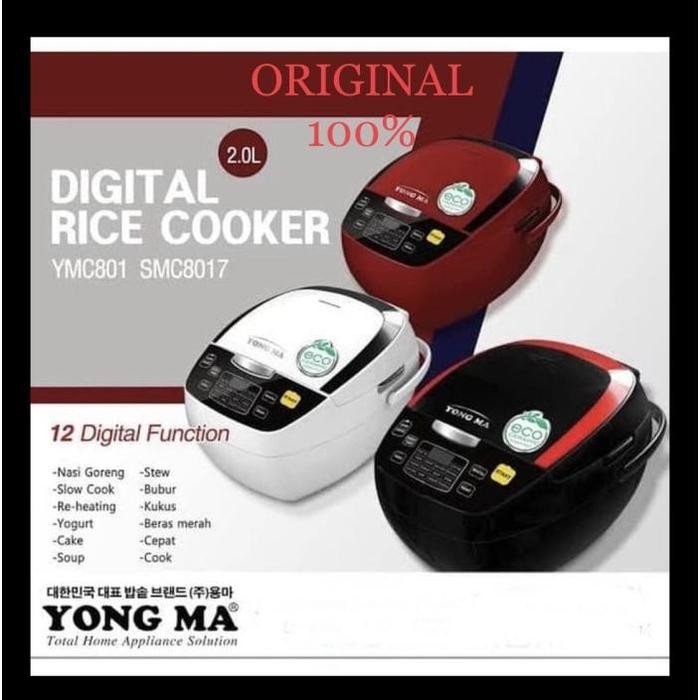 Yong Ma Magic Com Digital 2L Smc-8017/Rice Cooker Yong Ma Smc8017