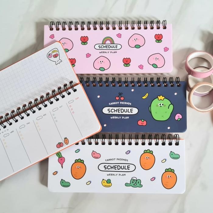

Schedule Weekly Planner Carrot & Friends