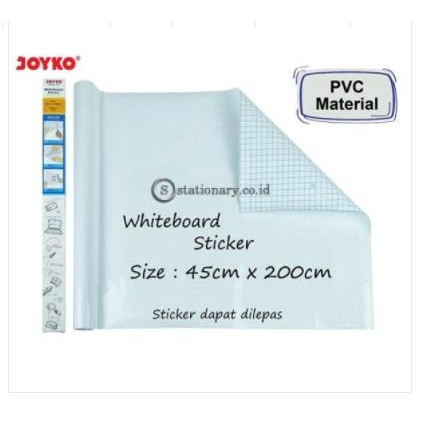 

NEW PRODUK JOYKO WHITEBOARD STICKER PVC MATERIAL 45 X 200CM WBSK-150 WARUNG ARA67