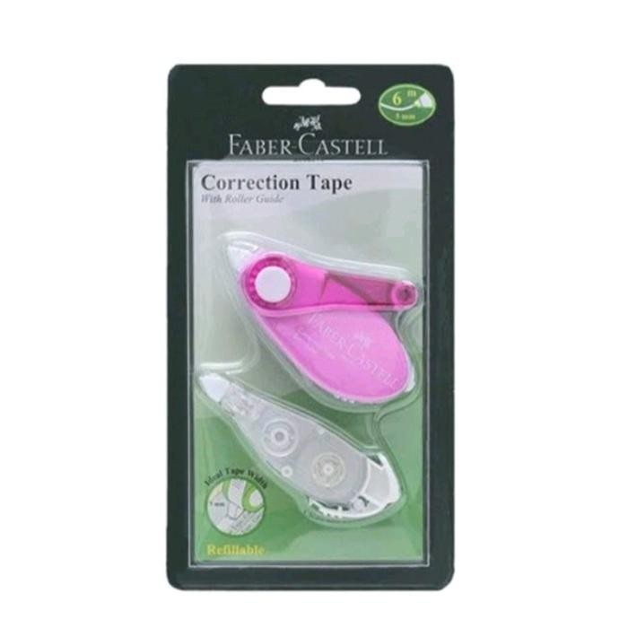 

NEW PRODUK (1 SET)CORECTION TAPE/CORECTION TAPE FABERCASTELL/TIP EX ROLL FABERCASTELL/TIP EX