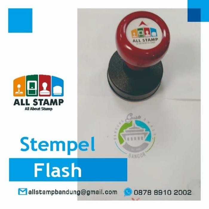 

Promo! Stempel Warna Flash Bulat Gratis Tinta