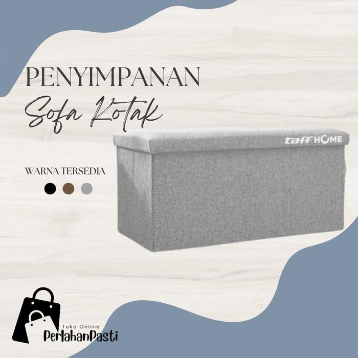 Extra Besar Storage Stool Sofa Lipat Box Container Kotak Penyimpanan