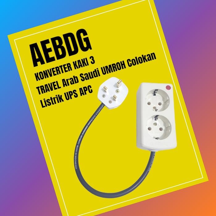 Pilihan- Aebdg Colokan Kaki 3 Singapore,Macau Malaysia,Arab Saudi Colokan Listrik