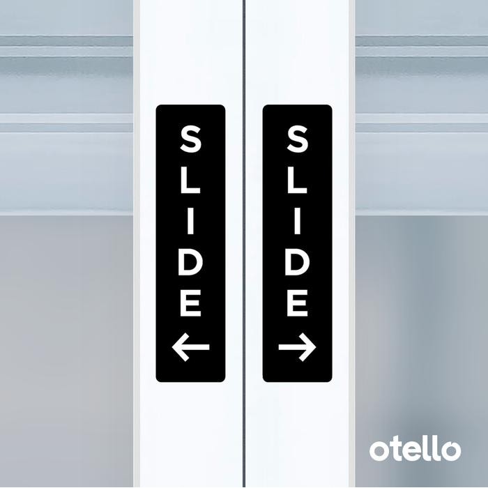 

Slide Sign Board Akrilik Slide Sign Label Akrilik Stiker Pintu Geser