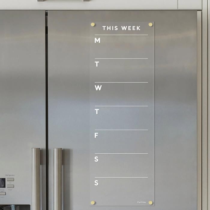 

Kalender Magnet Planner Acrylic Calendar Daily Meal Planner