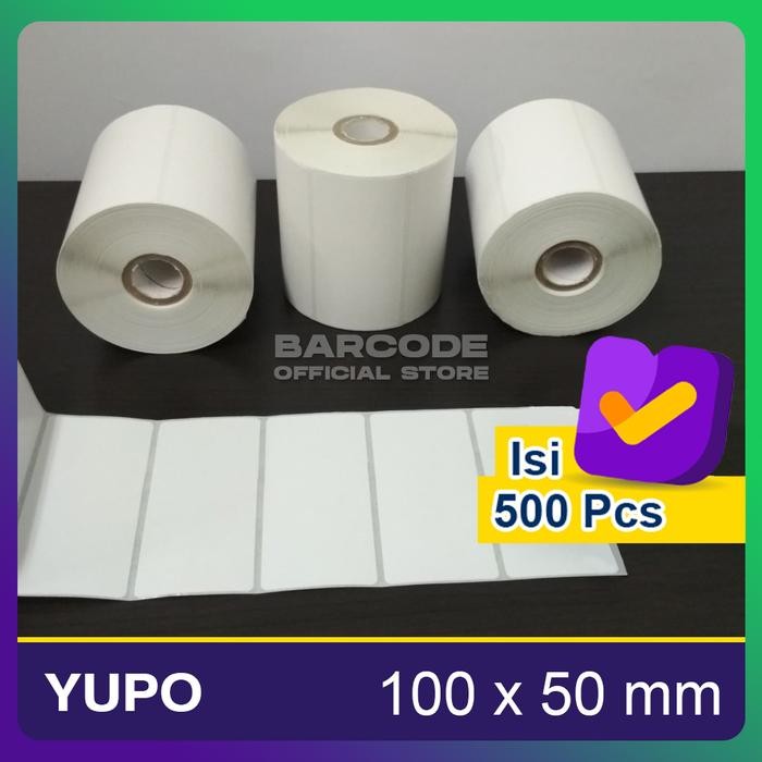 

Kertas Label Printer Bare 100 x 50 mm - 4" x 2" - Yupo (1 Line)