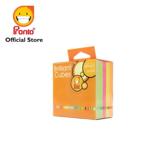

Pronto Sticknotes Briliant Cube (75 x 75 mm)