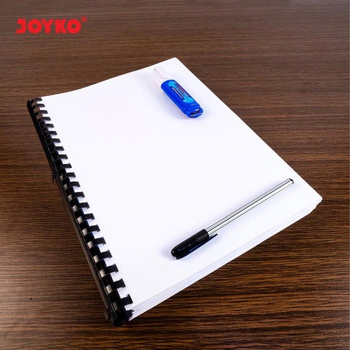 

JOYKO BINDING RING PLASTIC COMB SPIRAL JILID OVAL F4 1 BOX 50 PCS