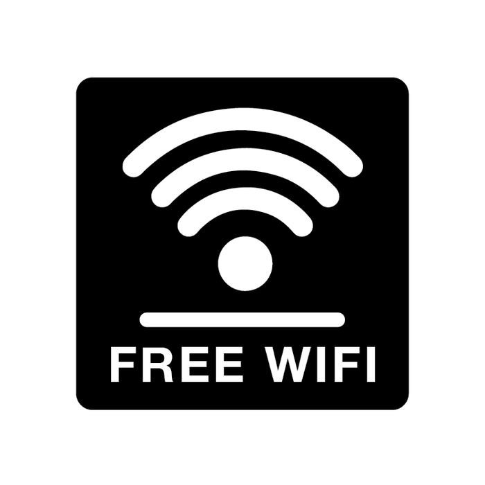 

SIGN FREE WIFI ACRYLIC SQUARE ACRYLIC SIGN TIMBUL SIGN AKRILIK