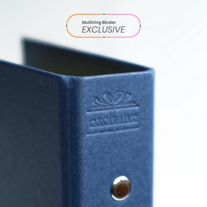 

Bantex Exclusive Multiring Binder B5/26 Ring O-25mm Blue 1327 01