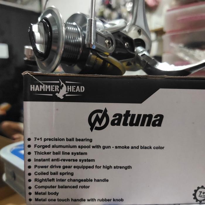 reel hammerhead natuna 3000 metal body