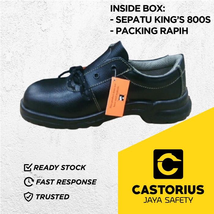 SEPATU SAFETY KING'S KWS800 SEPATU KERJA PROYEK ORI MURAH