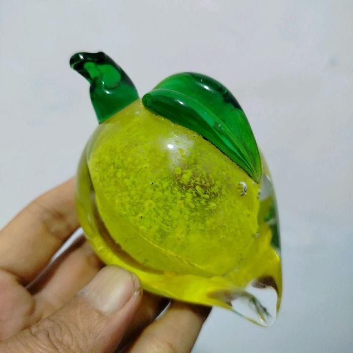 buah kristal pajangan Bohemia c816