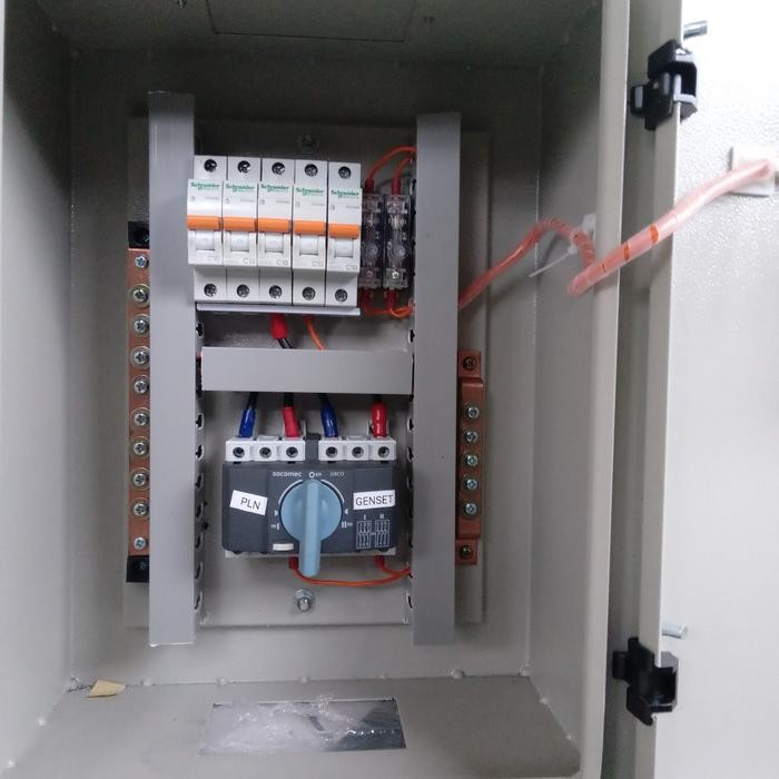 Panel listrik ATS PLN GENSET 1 phas 40A