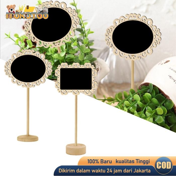 

NEW PRODUK 10PCS 20CM BLACKBOARD MINI PAPAN TULIS KAPUR KECIL CHALKBOARD MINI TUTI FRUITY