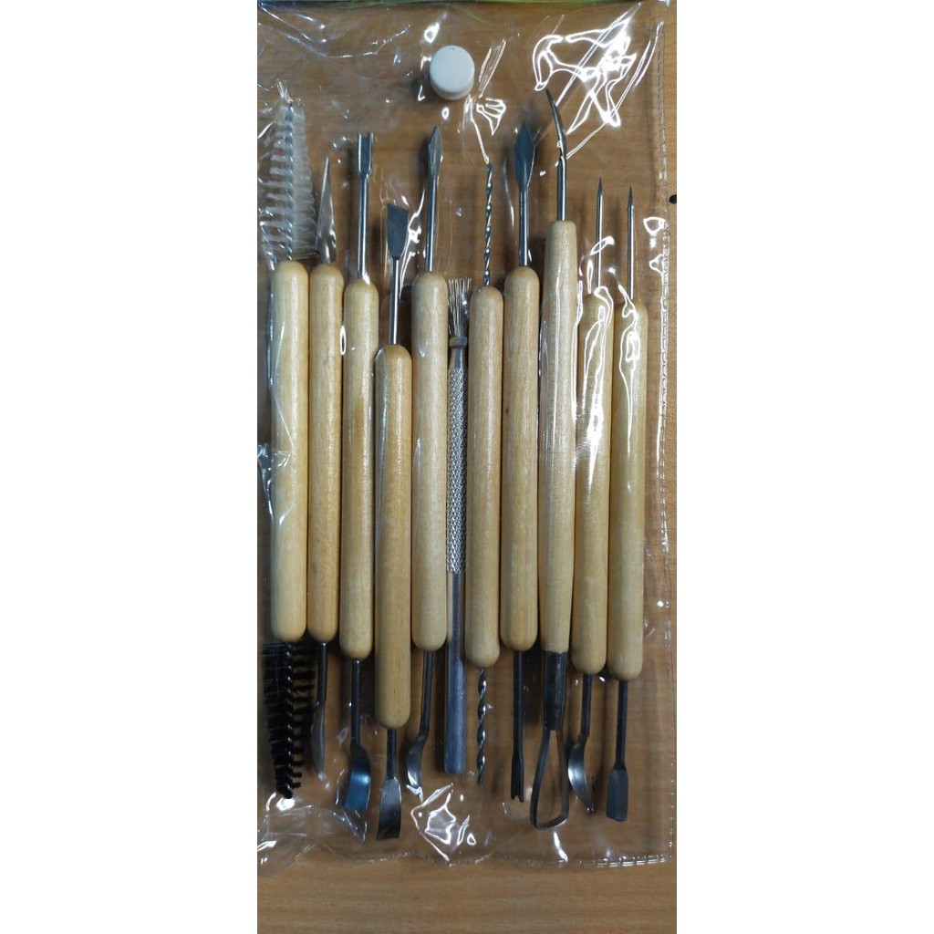 

NEW PRODUK CLAY TOOL SET, VTEC E 0088-10B'6. ISI 11 UKURAN 6 MAWAR-89