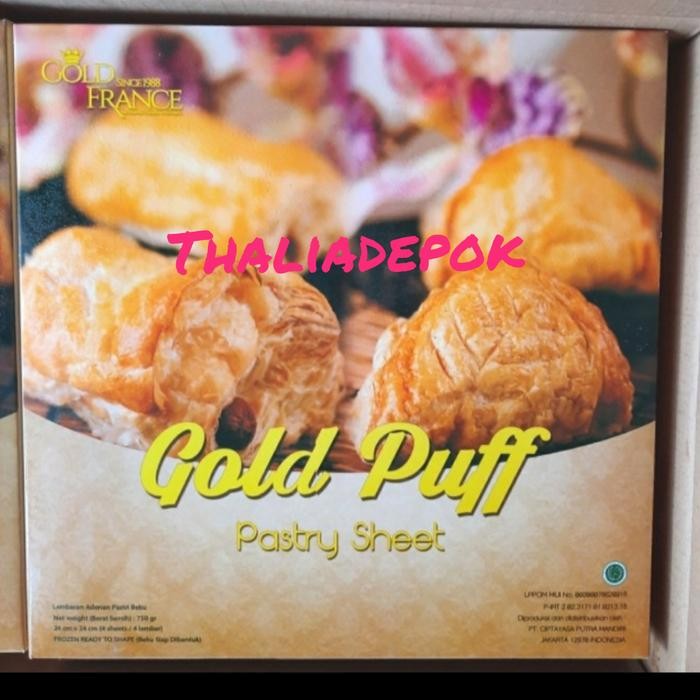 

Pilihan- Gold France Puff Pastry Sheet 24X24 Isi 4Lbr 750Gr Khusus Ojol Instant Kurir
