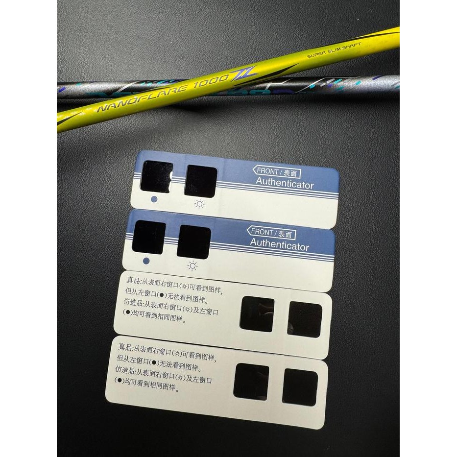 Yonex Authenticator Card Hologram Authenticator Cek Asli Product Yonex