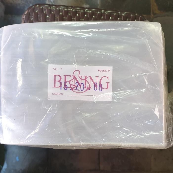 

Pilihan- Plastik Pp Bening Tebal 0,08 Mikron