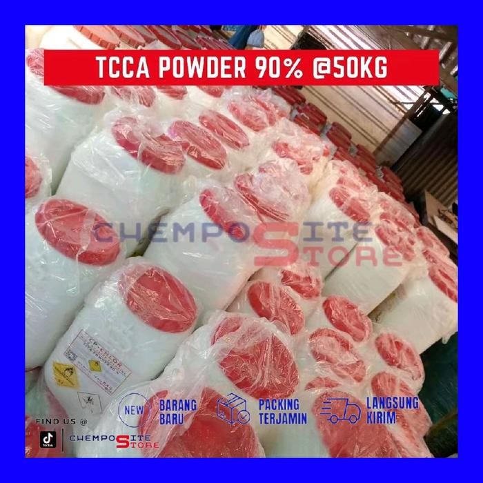 desinfectant chlorine / tcca / kaporit bubuk (powder) 90% 50kg GOJEK