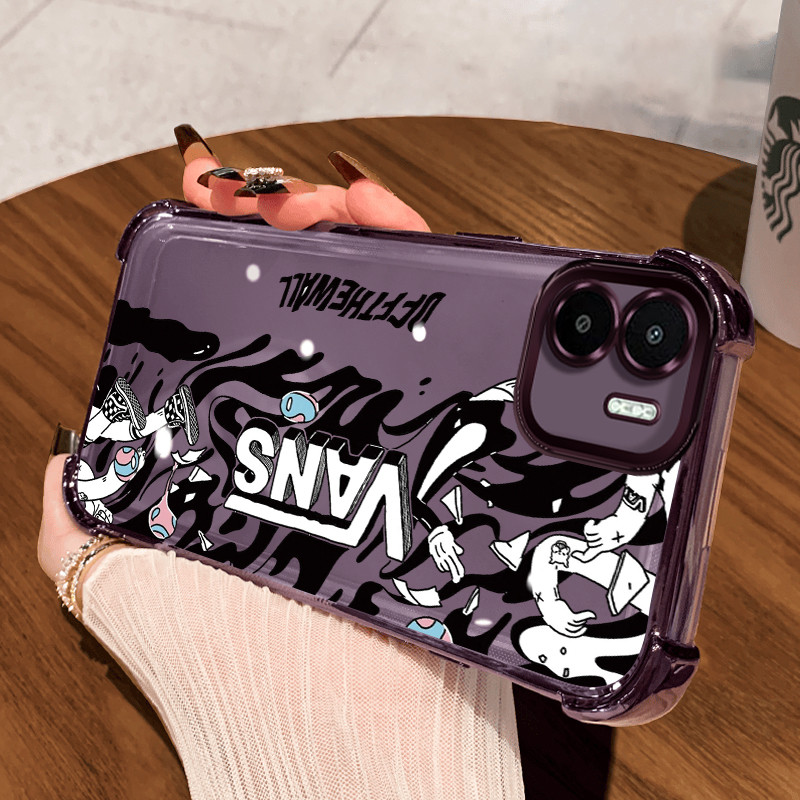 Casing Hp untuk Xiaomi Redmi A1 A2 Case fashion nasa Kasing airbag Kesing Silikon Tipis  Softcase Pe